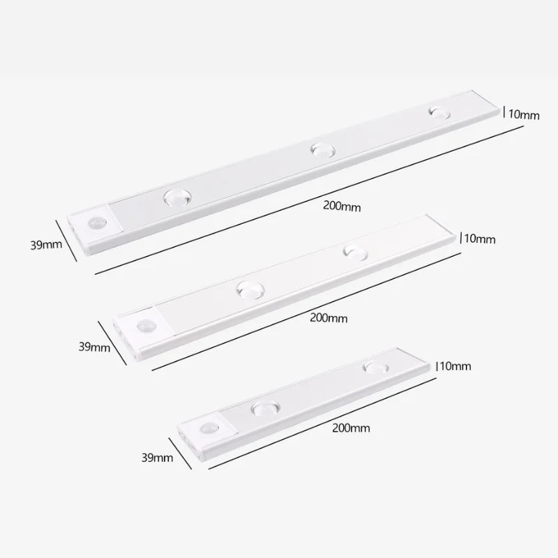 Luminária LED Magnética com Sensor de Movimento – Instalação Fácil