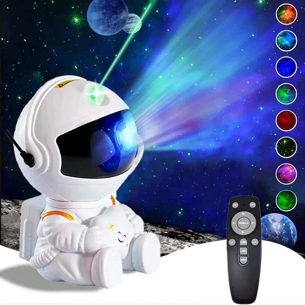 Projetor Galáxia LED Astronauta